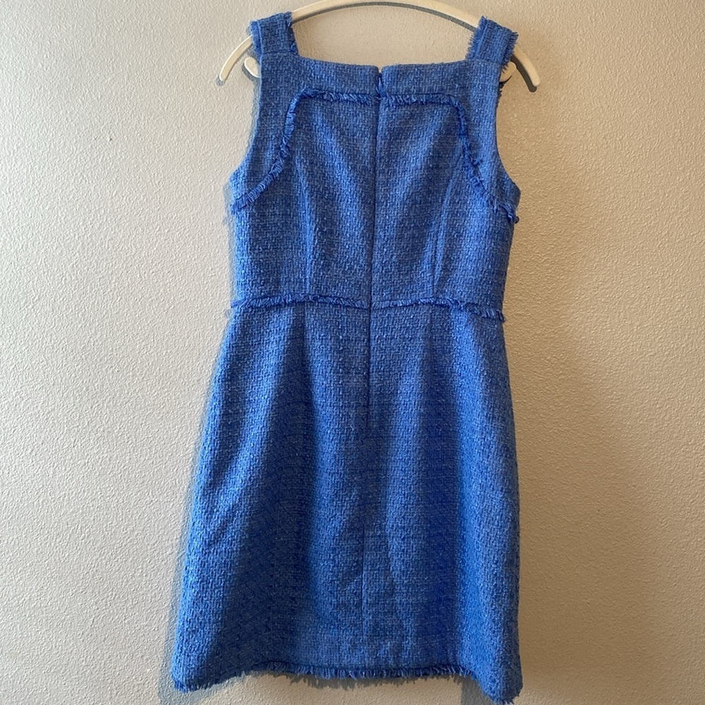 Tweed Button Front Shift Dress - Picture 7 of 7
